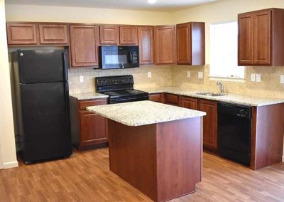 Harrisburg townhomes for rent, Harrisburg, Townhomes, Kitchen at Townhomes at Paxton Creek in Harrisburg, PA