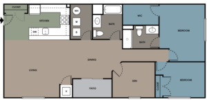 The Reserve at River's Edge 2 Bedroom 1480