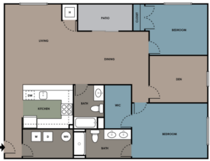 The Reserve at River's Edge 2 Bedroom Apartment 1482